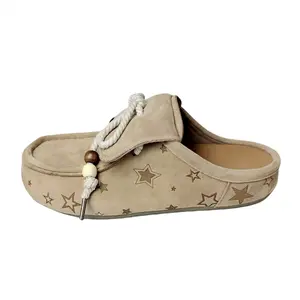 Fawn Miri Женские домашние тапочки закрытого мыса без специальных функций - цвет хаки, цвет Khaki