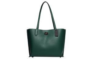 COACH Сумка-шоппер из глянцевой галечной кожи