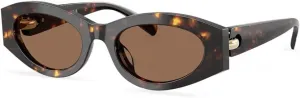 Женские солнцезащитные очки Tory Burch TY7222U овальной формы, Brown Tortoise