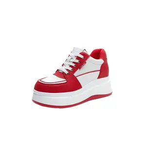 The mystery of glamour Женские противоскользящие износостойкие низкие кеды красные, цвет Red