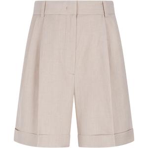 Шорты из льняной смеси Tommy Hilfiger, хаки