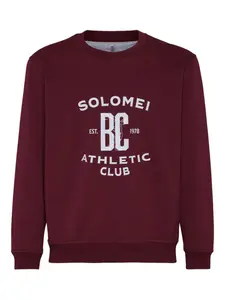 Толстовка с принтом Brunello Cucinelli, красный