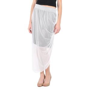 Женская эластичная кружевная юбка Hailey Wolford, белый/черный