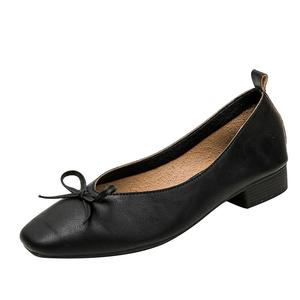 Повседневные однобортные туфли женские JIUXINGDAO, Black