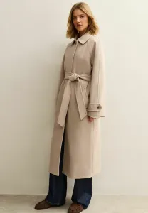 Классическое пальто на пуговицах с поясом New Look, Mink