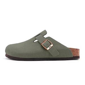 Jeep Биркеншток Закрытые Тапочки с Пробковой Подошвой Унисекс Арми Грин, цвет Army Green