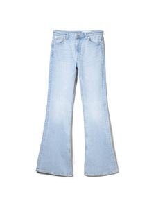 Расклешенные джинсы Bershka, Light blue