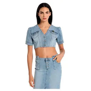 Футболка Lois Jeans 10958 short sleeve v neck, синий