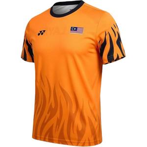 Футболка для бадминтона Unisex Crew Neck Moderate YONEX, flame оранжевый