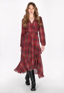 Платье DreiMaster Maxi dress, Red Check/Red
