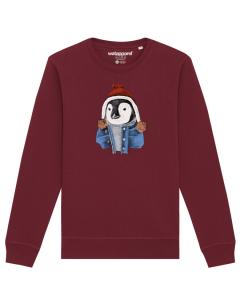 Толстовка Watapparel Pinguin, бордовый