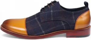 Мужские оксфорды коричневые кожаные броги - Ronnie Infinity Leather