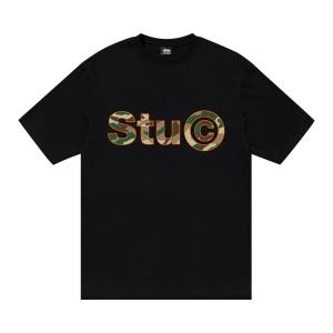 Футболка Stussy Stu C. Camo, черная