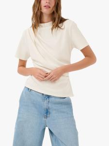 Футболка с драпировкой helle спереди MY ESSENTIAL WARDROBE, цвет Snow White