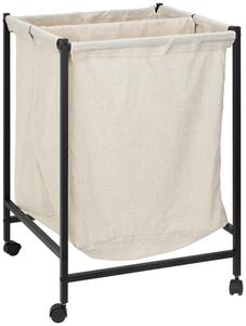 Корзина для белья 55x80x28 см, черный