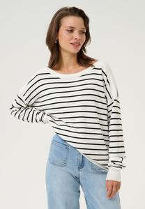 Джемпер Kaffe KAMALA, Chalk Black Stripe/Off-White