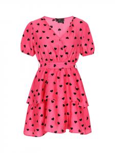 Faina Женское розовое платье