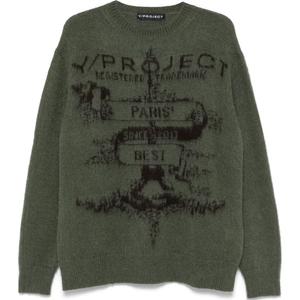 Лучший свитер Paris Y/Project, зеленый