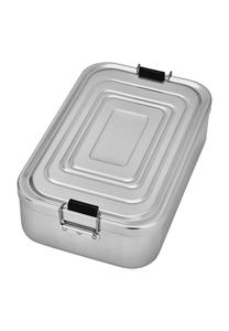 Ланч-бокс, большой, 23x15x6,5 см KüChenprofi, серебро