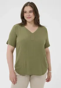 Блузка kcami ss Kaffe Curve, Dusky Green