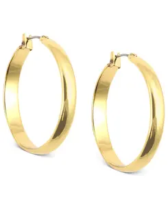 Серьги-Кольца, 1,25 дюйма Anne Klein, gold