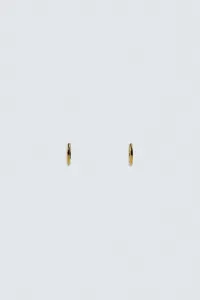 Серьги-кольца из нержавеющей стали Zara, золото