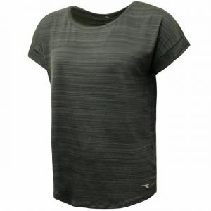 Спортивная женская темно-серая футболка Diadora, серый