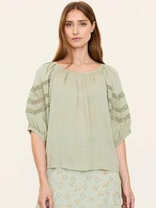 Блуза Odd Molly Leftovers, пастельно-зеленый