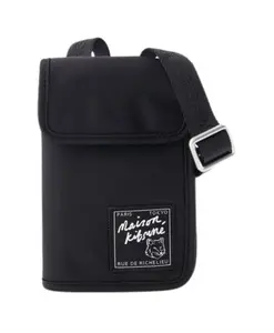 Стильная сумка мессенджер Maison Kitsuné, черный