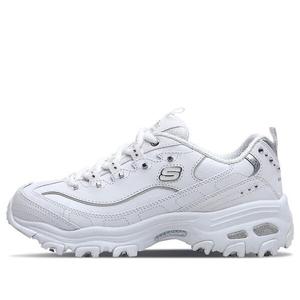 Кроссовки d lites silver/white Skechers, белый