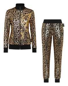 Спортивный костюм Plein Sport Leopard, золотой