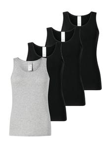 Нижняя рубашка SCHIESSER  Modern Multipacks, Mottled Grey/Black