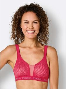Спортивный бюстгальтер без косточек цвета клубники Triumph