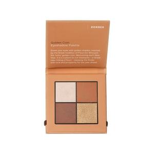 Тени для век eyeshadow palette Korres, golden coin, вес 5 гр.