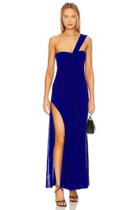 Платье тора Misa Los Angeles, синий
