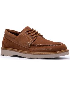 Мужские туфли-дерби Weltridge с мокасиновым носком для повседневной носки Clarks, Cola suede