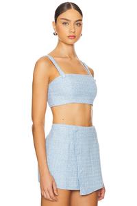 Топ из твида x revolve Sndys, синий