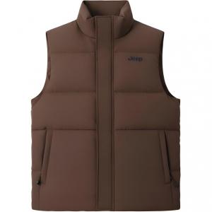 Пуховик Unisex с воротником стойкой Moderate Others Jeep, coffee