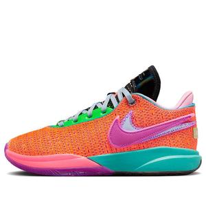 Кроссовки (GS) Nike LeBron 20 'Total Orange Vivid Purple', оранжевый