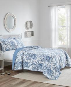 Комплект постельного белья bedford cotton, 3 предмета, двусторонний, размер king. Laura Ashley, Delft