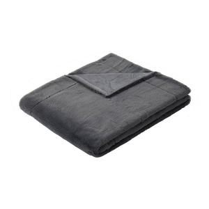 Роскошное одеяло Royal Velvet из искусственного меха кролика в подарочной упаковке, серый