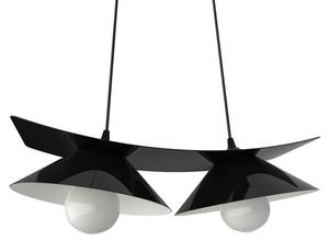 Подвесной светильник Lumicom Miller, черный - белый - металл - 50 x 16 x 50 см