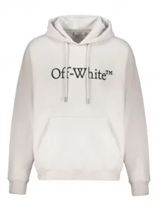 Худи с логотипом Off-White, белый