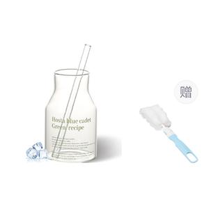 Прозрачные стеклянные стаканы 650 мл KAWASIMAYA, зеленый