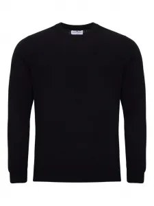 Джемпер из трикотажа с круглым вырезом Loja Das Meias, черный