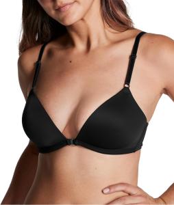 Victoria's Secret Женский Бюстгальтер Pink Wear Everywhere Adaptive Front Close Lightly Lined Wireless, Бюстгальтеры для Женщин (32A-38DD), Pure Black