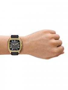 Мужские аналоговые часы Fossil с кожаным ремешком FS6151