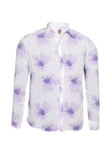 Рубашка на пуговицах Comfort fit Campus Sutra Derek, фиолетовый