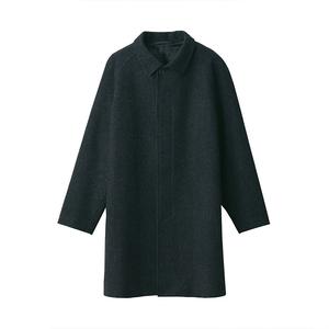 Мужское полупальто Muji короткое шерстяное, темно-серый