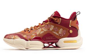 Баскетбольные кроссовки AG2 X мужские среднего размера премиум-класса красного/коричневато-желтого цвета 361°